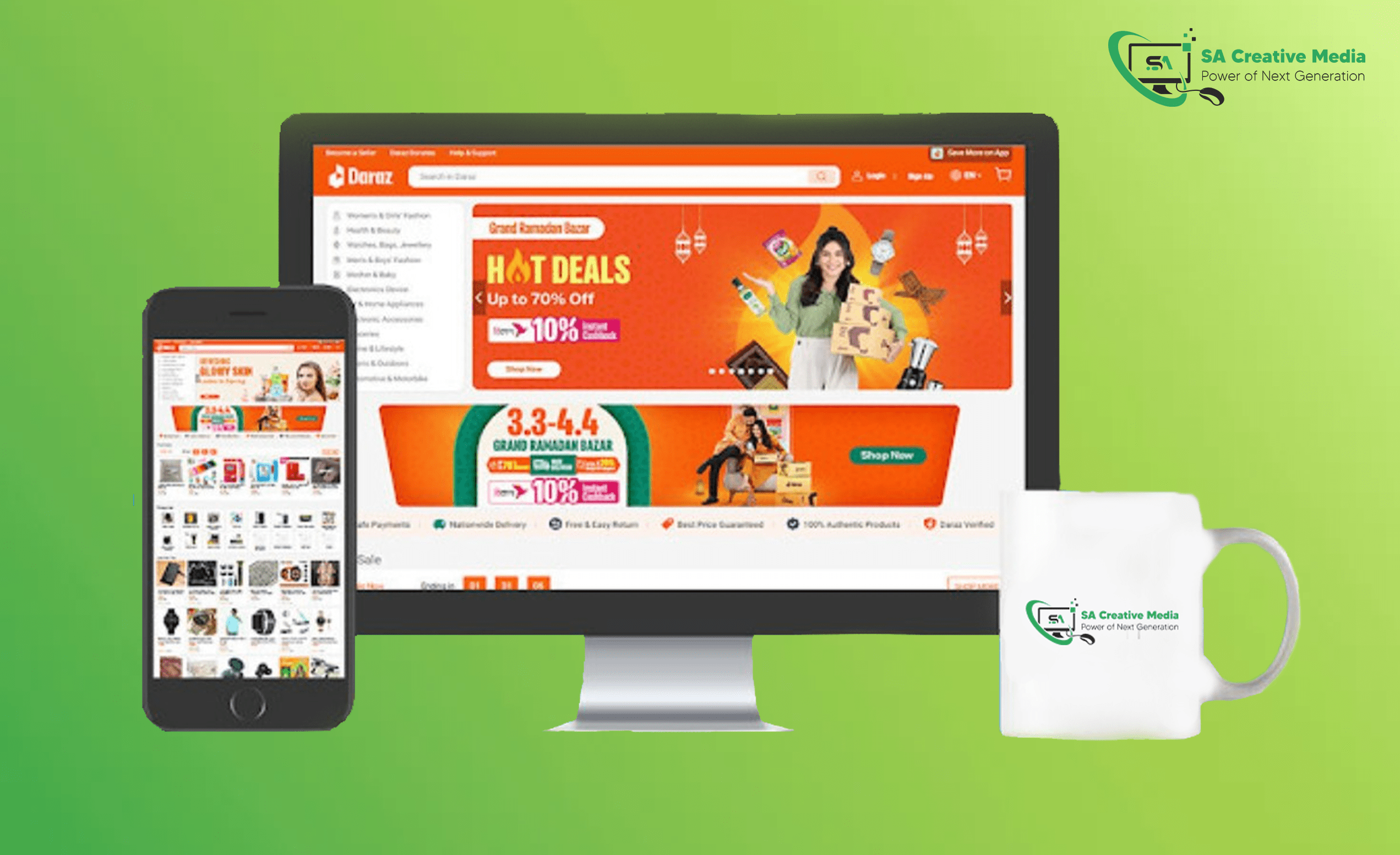 দারাজ লারাভেল ই-কমার্স স্ক্রিপ্ট – Daraz Ecommerce Laravel PHP Script
